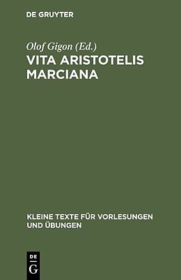 Fester Einband Vita Aristotelis Marciana von 