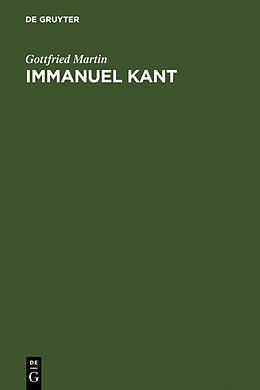 Fester Einband Immanuel Kant von Gottfried Martin