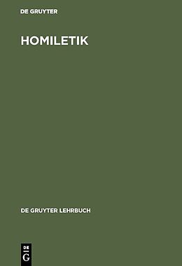 Fester Einband Homiletik von Leonhard Fendt