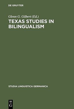 Fester Einband Texas Studies in Bilingualism von 