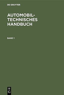 Fester Einband Automobiltechnisches Handbuch von Bussien