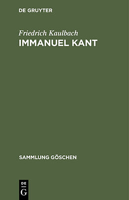 Fester Einband Immanuel Kant von Friedrich Kaulbach