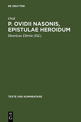Fester Einband P. Ovidii Nasonis, Epistulae Heroidum von Ovid