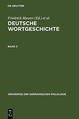 Fester Einband Deutsche Wortgeschichte / Deutsche Wortgeschichte. Band 2 von 