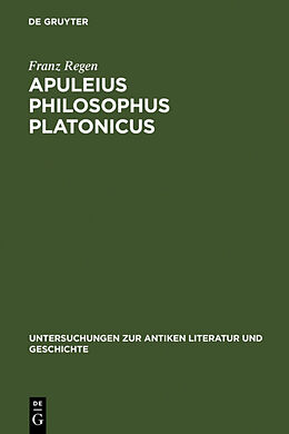 Fester Einband Apuleius philosophus Platonicus von Franz Regen