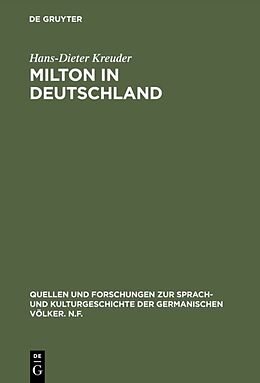 Fester Einband Milton in Deutschland von Hans-Dieter Kreuder