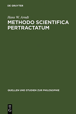 Fester Einband Methodo scientifica pertractatum von Hans W. Arndt
