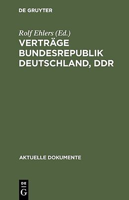 Fester Einband Verträge Bundesrepublik Deutschland, DDR von 
