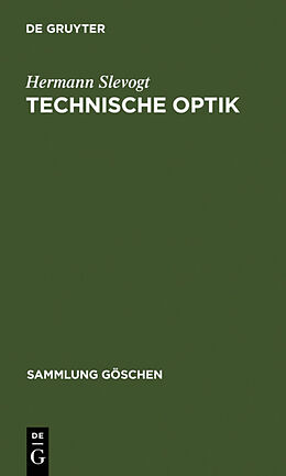 Fester Einband Technische Optik von Hermann Slevogt