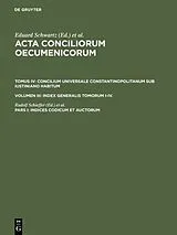 Fester Einband Indices codicum et auctorum von 