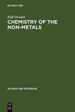 Fester Einband Chemistry of the Non-Metals von Ralf Steudel