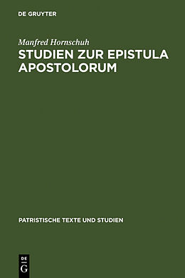 Fester Einband Studien zur Epistula Apostolorum von Manfred Hornschuh