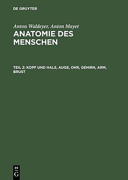 Fester Einband Anton Waldeyer; Anton Mayet: Anatomie des Menschen / Kopf und Hals, Auge, Ohr, Gehirn, Arm, Brust von Anton Waldeyer, Anton Mayet