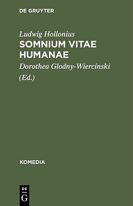 Fester Einband Somnium Vitae Humanae von Ludwig Hollonius
