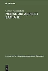 Fester Einband Menandri Aspis et Samia II. von 