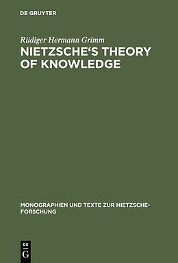 Livre Relié Nietzsche's Theory of Knowledge de Rüdiger Hermann Grimm