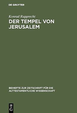 Fester Einband Der Tempel von Jerusalem von Konrad Rupprecht