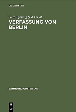 Fester Einband Verfassung von Berlin von 