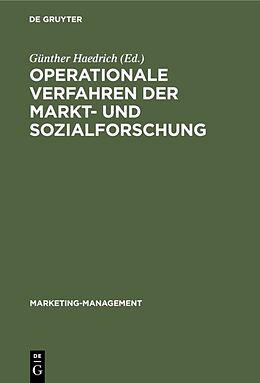 Fester Einband Operationale Verfahren der Markt- und Sozialforschung von 