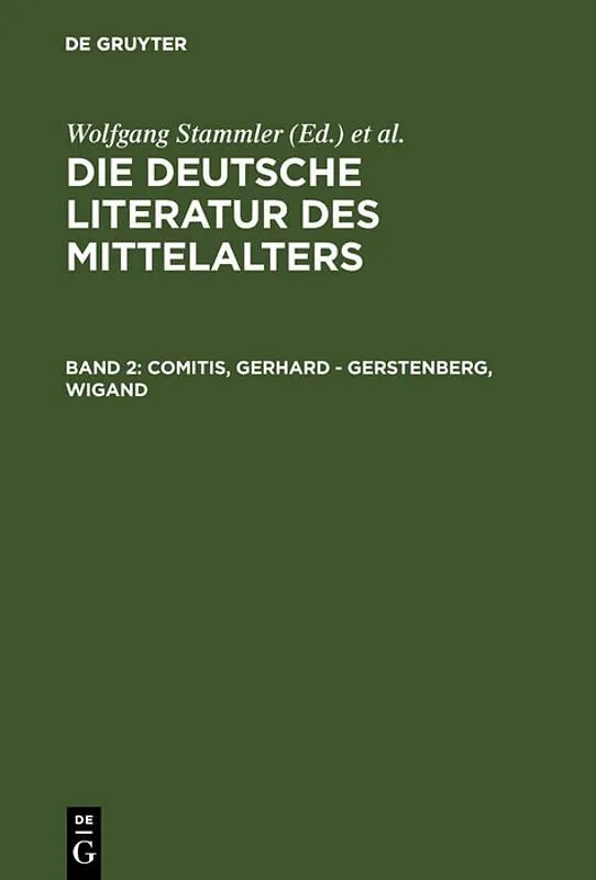 Comitis, Gerhard - Gerstenberg, Wigand