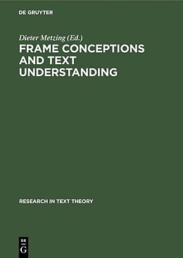 Fester Einband Frame Conceptions and Text Understanding von 