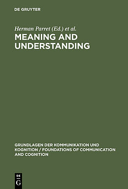 Fester Einband Meaning and Understanding von 