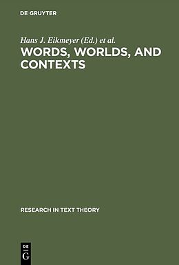 Livre Relié Words, Worlds, and Contexts de 