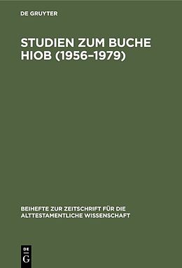Fester Einband Studien zum Buche Hiob (19561979) von 