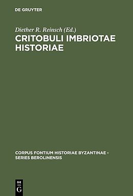 Fester Einband Critobuli Imbriotae Historiae von 
