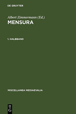 Fester Einband Mensura / Mensura. 1. Halbbd von 