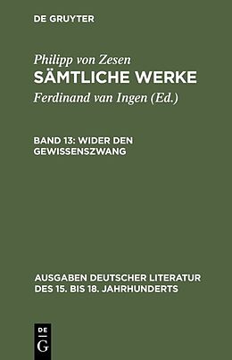 Leinen-Einband Philipp von Zesen: Sämtliche Werke / Wider den Gewissenszwang von Philipp von Zesen