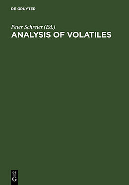 Livre Relié Analysis of Volatiles de 