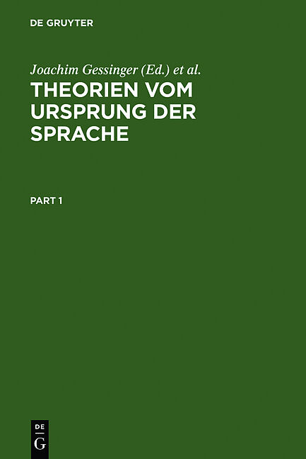 Theorien vom Ursprung der Sprache