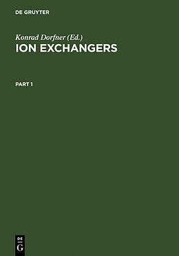 Livre Relié Ion Exchangers de 