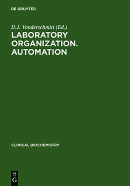 Livre Relié Laboratory Organization. Automation de 