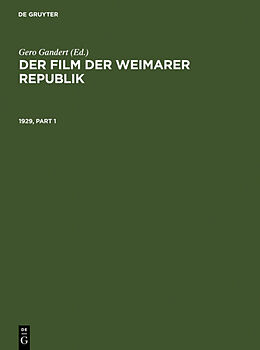 Fester Einband Der Film der Weimarer Republik / 1929 von 