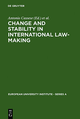 Livre Relié Change and Stability in International Law-Making de 