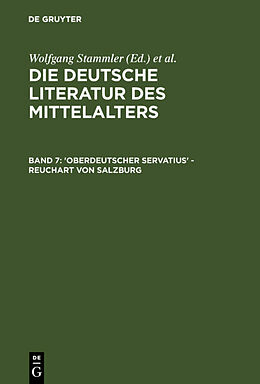 Fester Einband Die deutsche Literatur des Mittelalters / 'Oberdeutscher Servatius' - Reuchart von Salzburg von Karl Langosch, Wolfgang Stammler