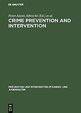 Fester Einband Crime Prevention and Intervention von 