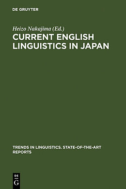 Livre Relié Current English Linguistics in Japan de 