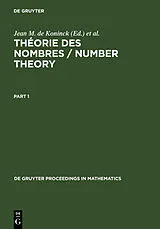 Fester Einband Théorie des nombres / Number Theory von 