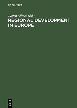 Livre Relié Regional Development in Europe de 