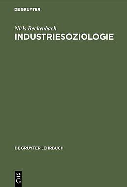Fester Einband Industriesoziologie von Niels Beckenbach