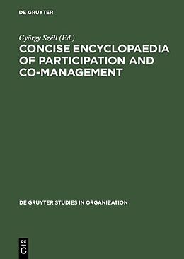 Fester Einband Concise Encyclopaedia of Participation and Co-Management von 