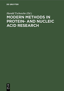 Livre Relié Modern Methods in Protein- and Nucleic Acid Research de 