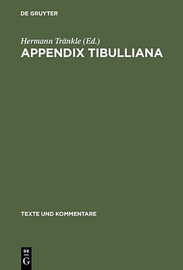 Fester Einband Appendix Tibulliana von 