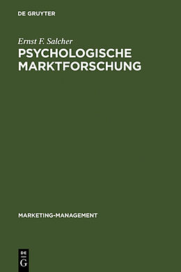 Fester Einband Psychologische Marktforschung von Ernst F. Salcher