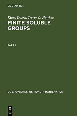 Fester Einband Finite Soluble Groups von Klaus Doerk, Trevor Hawkes
