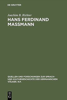 Fester Einband Hans Ferdinand Maßmann von Joachim B. Richter