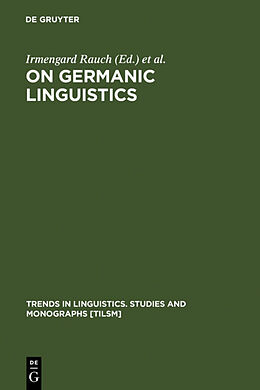 Livre Relié On Germanic Linguistics de 